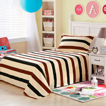 Naked marriage era bed sheets single piece cotton pure cotton single double student dormitory simple 100%cotton 1 8m bed 1 5m