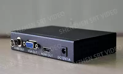 Million HD TVI AHD CVI D1 to HDMI VGA CVBS four-in-one movie converter conversion box