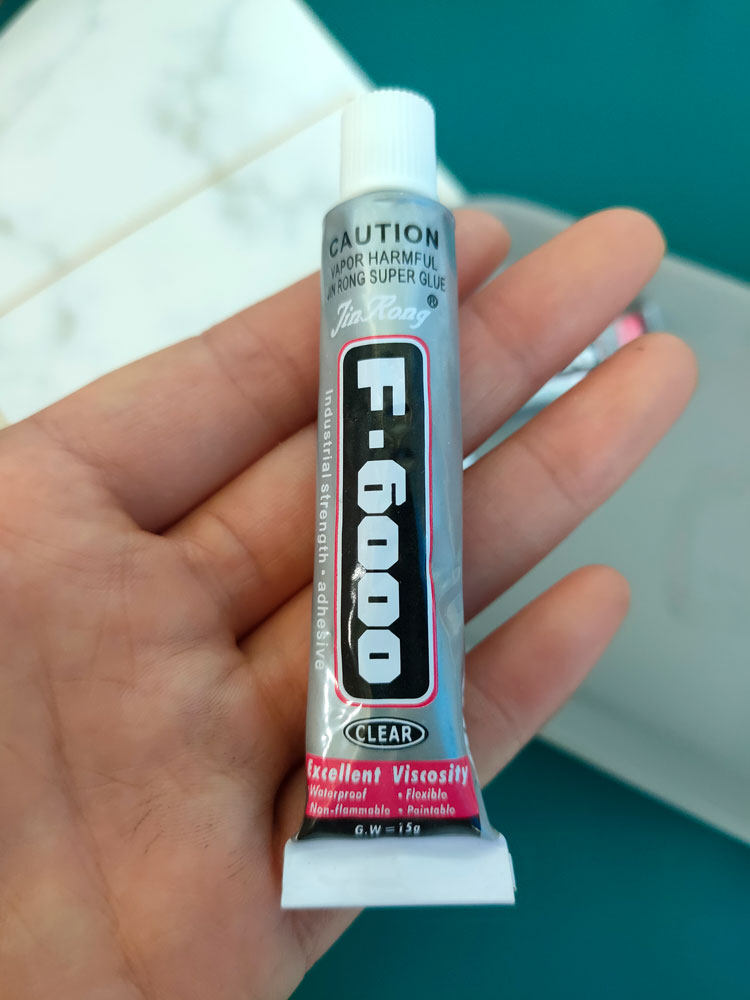 一琳diy手工发饰胶水饰品胶慢干贴钻工具f6000胶