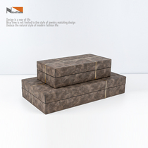 Kimei Modern Light Luxurious Insert Gold Copper Strip Containing Box First Accessories Box-Like Board Room For Sale Desk Office Ornament Swing