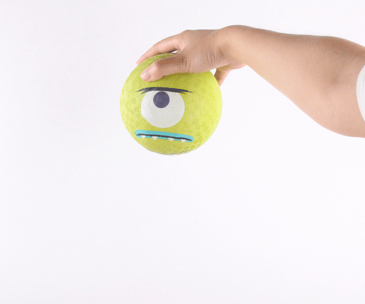 美国crocodile creek鳄鱼谷儿童皮球拍拍球 宝宝益智玩具5寸7寸球