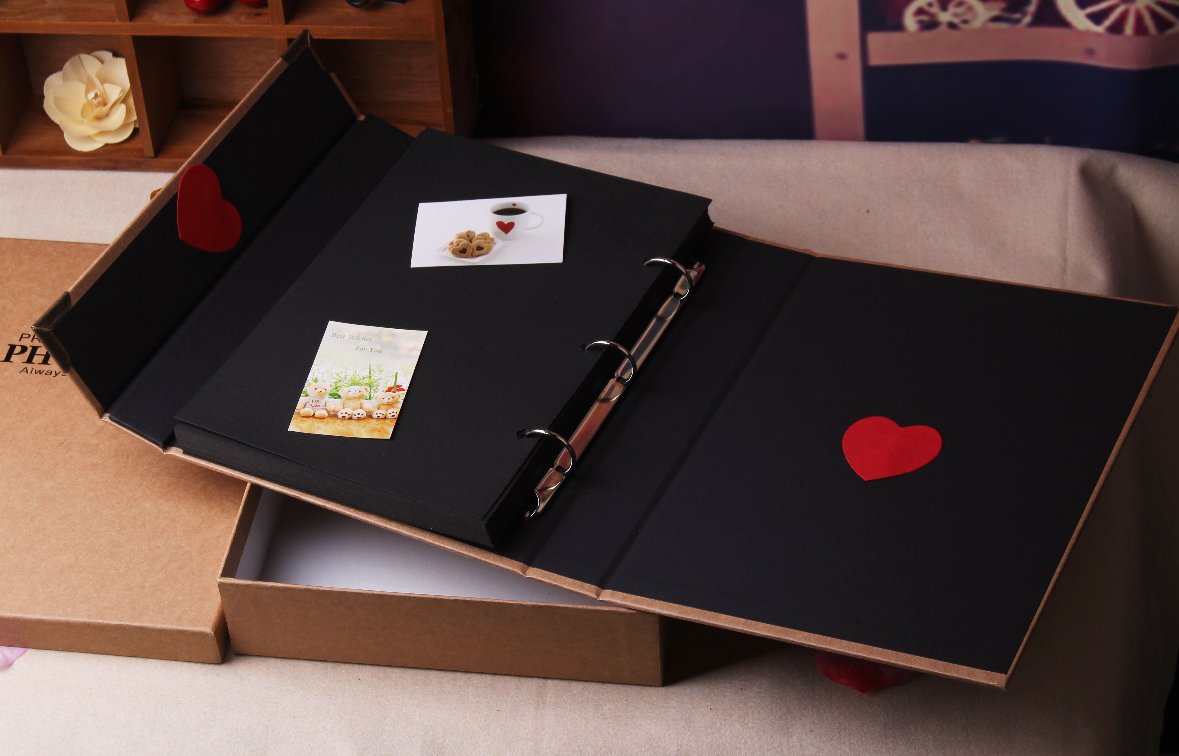 复古绑带diy相册手工粘贴式情侣宝宝影集创意礼物儿童纪念册