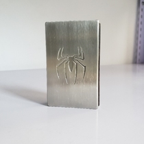 Stainless steel Matchbox friendship Light Original design purple light sandalwood storage box custom medicine box customized medicine box