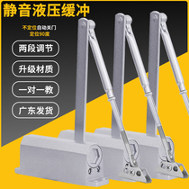 Behind closed door hydraulic buffer large number silent commercial push Ramen positioning thegod automatic door closing door closed door closed door