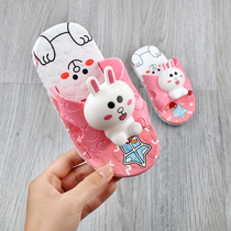 Home Anti-Slip Elementary School Kids Slippers Bathroom for Haulers Indoor Parenting Cartoon Great Boy Soft Bottom Baby rubber