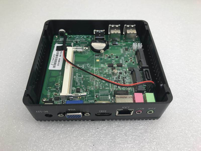 鑫炬火赛扬迷你终端电脑n2830/j1800/j1900全工业控制无风扇整机