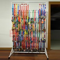 Vertical Marathon Medal Storage Grid Display Rack School Games Competition Medal Rack Mobile