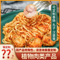 (Customised) Vegetal Meat Sausage Bean Products Semi-finished Artificial Meat Burger Protein Meatballs Meat Imitation Meat Fasting