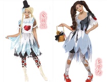 cosplay Halloween Show Adult Female Dorothy The Wizard of Oz Costume Alice Maid