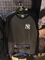 Taiwan counter MLB yankees NY autumn new cotton round neck T mens long-sleeved T-shirt mens and womens tops