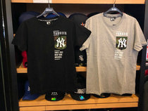 SF Direct Mail Taiwan MLB Yankees New mens round neck short sleeve T-shirt NY Cotton Pullover