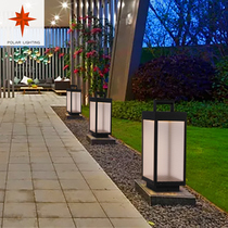 Outdoor Waterproof Solar Yard lamp Villa Room External Column Headlights Hand View Lamp Pillar Lamp Garden Meadow Light