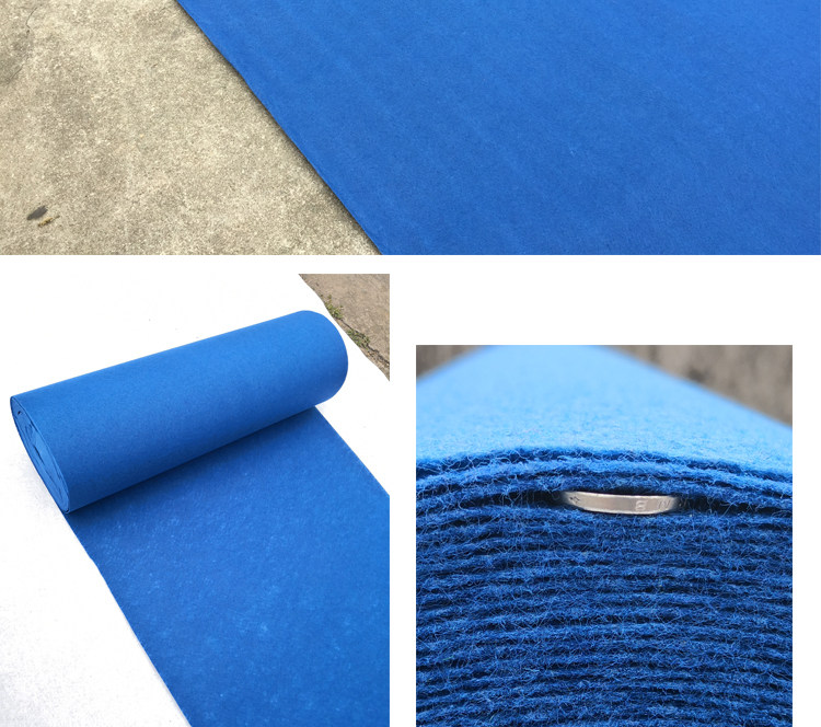 蓝色地毯开业地毯蓝色地毯一次性地毯婚庆地毯加厚宝蓝色拉绒地毯