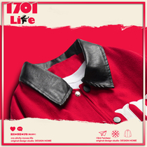 Red Makeup Erasable years of years Fahrenheit 1701 LIFE Original design Fall Couple Embroidered Jacket