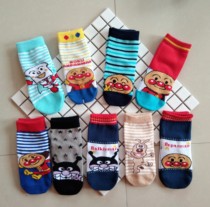 38 ~ day single bread people cute cartoon socks 1-3 year old men and women baby cotton socks spring and autumn middle tube