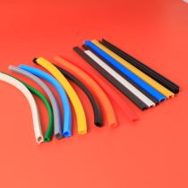 Industrial aluminum profile flat seal U-bar hardware and soft rubber decoration slot 46810 press bar PVC seal 203040404