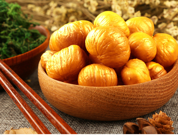 【新农哥】零食坚果特产 原味无添加甘栗仁 板栗仁熟制栗子仁108g_爱