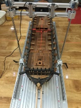 Dudu model Studio: aluminum alloy boat platform sailboat model making tool