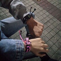 Net red small leather case female to her boyfriend small leather case for boyfriend ancestral bracelet has been a couple