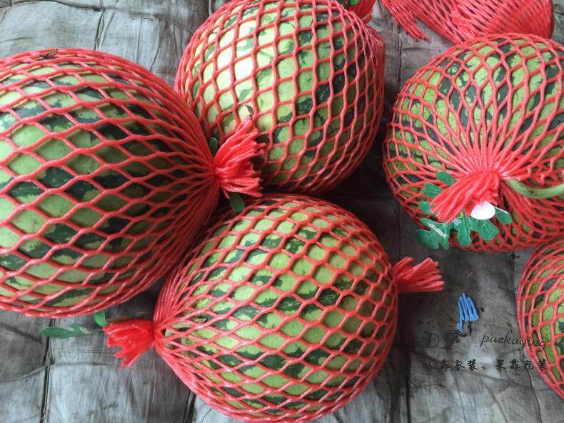 厂家厚8424西瓜网套 通用水果网套网袋哈密瓜泡沫减震珍珠棉网袋