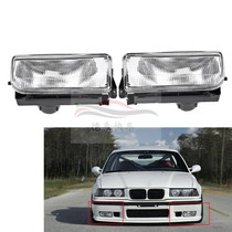 Suitable for 92-98 BMW 3 series fog lights BMW E36 front bar lights BMW old 3 series defogging lights anti-collision fog lights