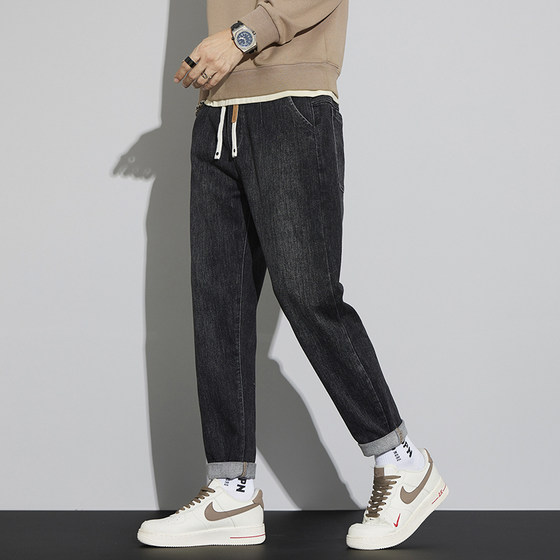 Spring and autumn retro loose straight jeans men's tide brand big size dad pants casual wild foot Harn pants
Spring and autumn retro loose straight jeans men's tide brand big size dad pants casual wild foot Harn pants
