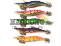 40 inch wood shrimp squid hook luminous shrimp fluorescent Luya bait squid hook cuttlefish hook fake shrimp bait sea fishing octopus