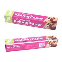 5 M box baking paper high temperature resistant silicone oil paper baking pan for baking paper white tallow paper