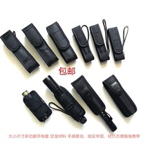 Nylon flashlight sleeve thickened wear-resistant tactical flashlight sleeve no odor waist clip portable bag practical storage tool bag