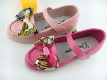 Fuluo fans girl princess single shoes 2020 Autumn new products Korean childrens shoes hollow leather shoes