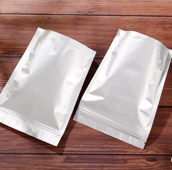 纯铝箔袋 自立自封袋 铝袋食品袋避光防潮可热封现货 现卖 印刷袋