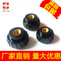 Bakelite round head Straight grain handle Vertical grain hand screw Rubber head screw Adjustable handle nut M3M4M5M6M8M10M12