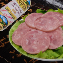 Russian style ham sausage original meat sausage Russian pork 350g ready-to-Eat Travel Food instant