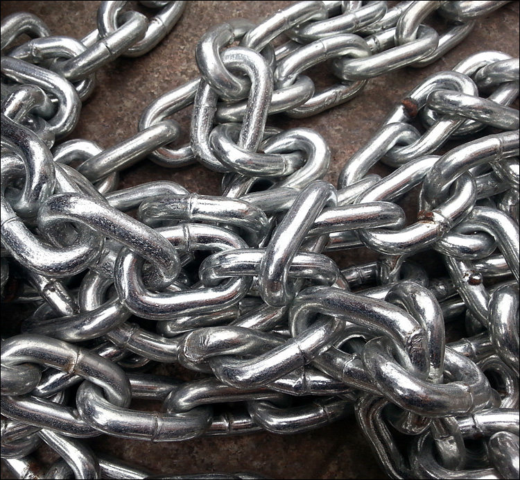 6.0mm毫米 铁链条 铁链子 镀锌链条 狗链 锁链 钢铁链 1米价