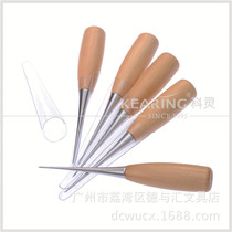 Keling 6590 Keling wood handle cone thousand pieces of stone through positioning drill positioning cone thick needle cone cross stitch and other tools