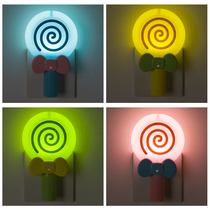 Lollipop light control night light baby baby feeding light led energy saving sensor light creative power saving bedroom night light