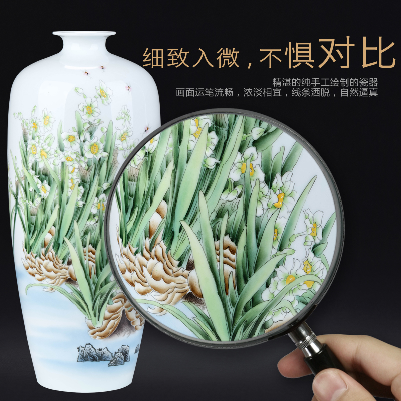 Master Chinese hand - made refers to flower vase jingdezhen ceramics sitting room porch TV ark, flower adornment furnishing articles