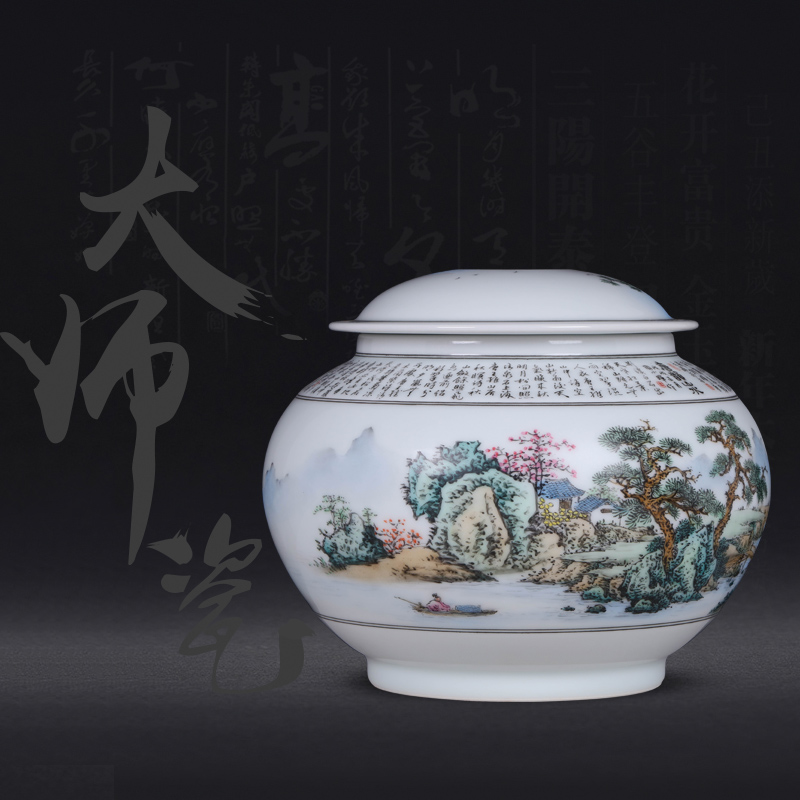 The Master of jingdezhen ceramics new Chinese style hand - made vases furnishing articles sitting room home wine ark, adornment handicraft arranging flowers