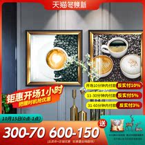 Good time quiet restaurant wall decoration painting modern simple dining room hanging painting creative warm kitchen mural single