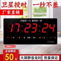 GPS Beidou satellite timing LED digital perpetual calendar electronic clock large screen wall clock desk calendar clock school Hospital