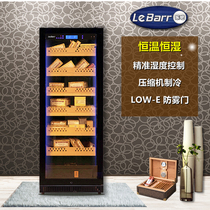 LeBarr Le Bar LC120S constant temperature and humidity cigar cabinet compressor refrigerator solid wood shelf factory direct sales