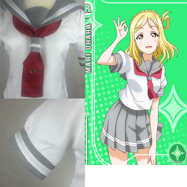 aqours cos服装全员水手服校服