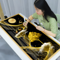 Golden Elk full diamond 2020 new diamond painting living room 5d cross stitch porch stickers diamond embroidered crystal diamond