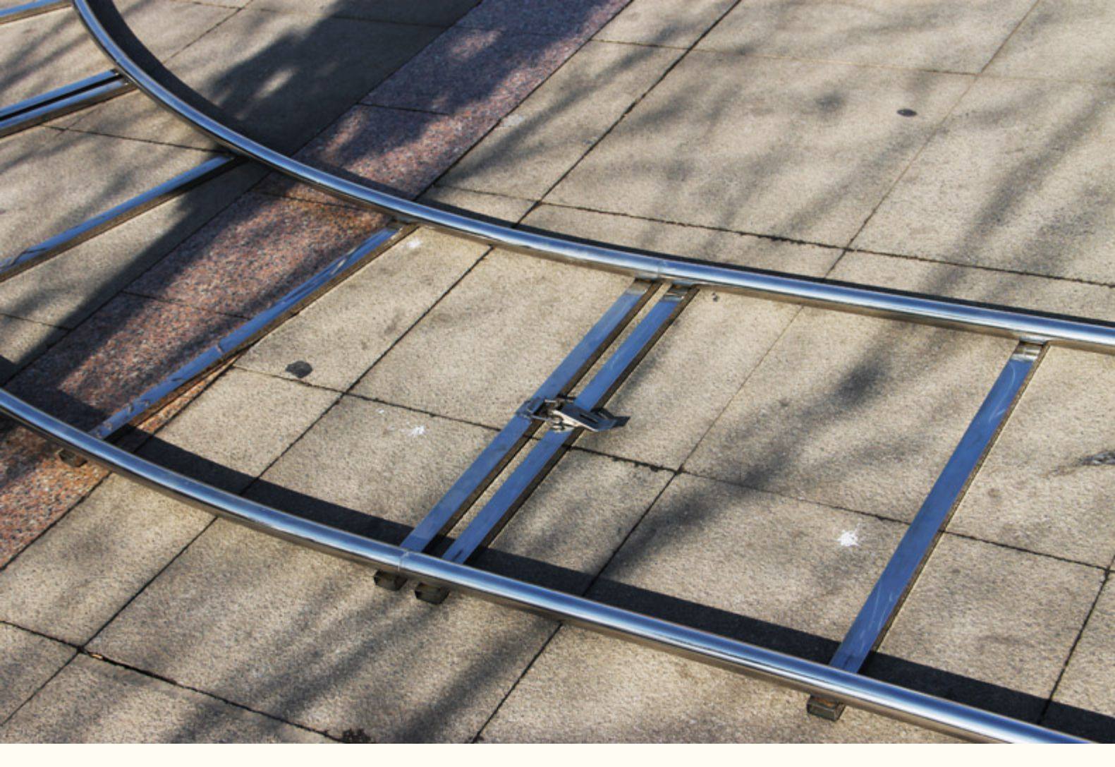 专业摄像轨道车重型影视滑轨载人电影轨道可折叠推车摄影轨道车