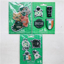 World Travel Commemorative Ireland brings back the National Topographic Map Mianyang Guinness Jigsaw Puzzle Glue Ice Box Sticker