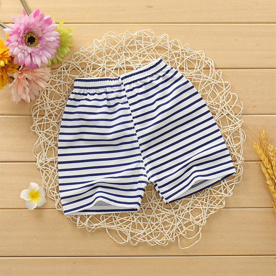 Summer cotton children's pants cotton boys and girls pants baby children's shorts in the children's single children's shorts