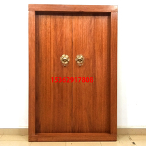 Begonia antique door Solid wood villa door Chinese retro courtyard entrance door Log double door custom