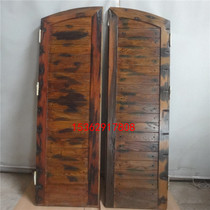 Solid wood villa door Courtyard door to door Rural old ship wooden door Antique door Rural self-built house door