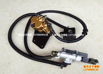 Cruiser Kaiwei QJ250-L -J rear fluid brake pump assembly upper pump lower pump rear disc brake pump