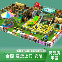 Large Naughty Castle Children's Park Indoor Playground Equipment Parent-child Theme Restaurant Trampoline Park Facilities Factory